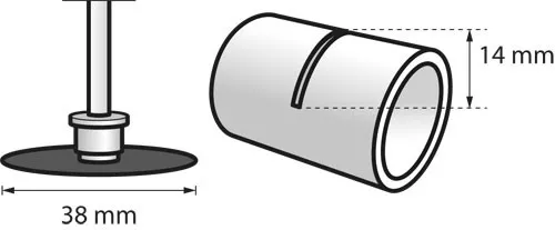 Disque à tronçonner le métal de précison Dremel SC409 SpeedClic